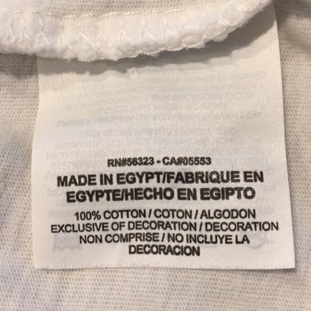 Nike USA Soccer Raglan Tee Athletic Cut White/Blue Medium - Picture 6 of 8